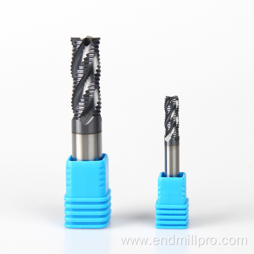Solid Carbide 4Flutes Roughing End Mill For Steel
